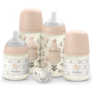 Coffret nouveau né birdies rose