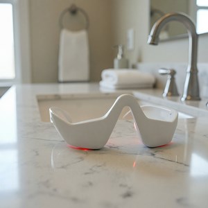 Masque oculaire ems anti-cernes – lumière rouge & raffermissant, soin visage