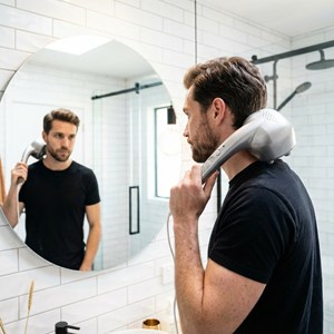 Pistolet de massage 4 têtes – massage profond & relaxation musculaire