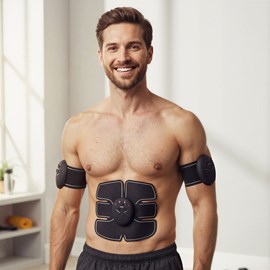 Électrostimulateur ems musculaire – tonification abdos, bras & cuisses