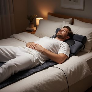 Matelas de massage chauffant corps entier – relaxation & récupération, masseur