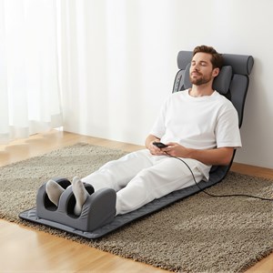 Matelas de massage chauffant corps entier – relaxation & récupération, masseur