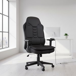 Siège de massage chauffant dos & lombaires – relaxation maison & bureau