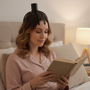 Masseur crânien électrique 360° – massage cuir chevelu, anti-stress & relaxation