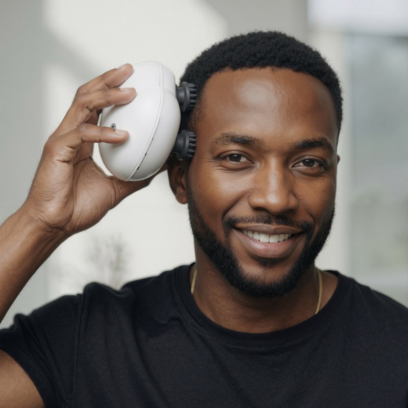 Masseur électrique 3d corps & cuir chevelu – massage relaxant 4 têtes