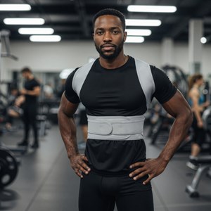 Correcteur de posture dos & épaules – maintien dorsal réglable, taille s-m