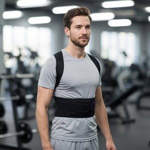 Correcteur de posture dos & épaules – maintien dorsal réglable, taille l-xl