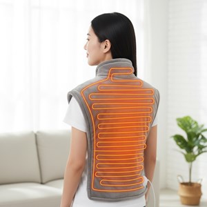 Châle chauffant électrique cou, épaules & dos – couverture chauffante & confort