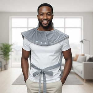 Châle chauffant électrique cou, épaules & dos – couverture chauffante & confort