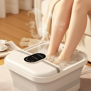 Bain de pieds massant chauffant – massage shiatsu, relaxation & circulation