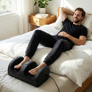 Masseur de pieds & mollets chauffant – shiatsu profond, relaxation & massage