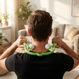 Masseur manuel cou & épaules – pression ciblée nuque & trapèzes,  relaxation