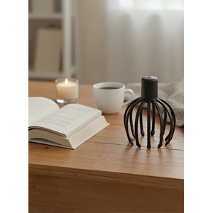 Coffret relaxation crâne & regard – masseur crânien + masque yeux chauffant