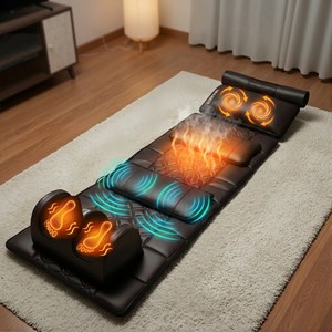 Coffret couple premium – matelas de massage chauffants x2, masseur corps entier