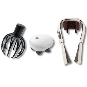 Coffret massage expert – masseur crânien + masseur corps 3d + shiatsu