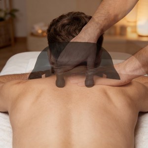 Coffret massage pro – matelas massant + shiatsu chauffant + masseur corps 3d