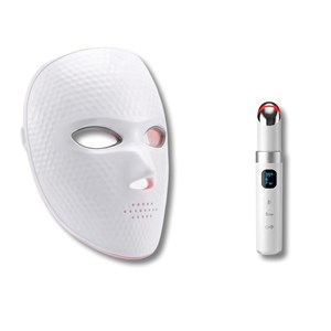 Coffret éclat & regard – masque led + appareil yeux ems