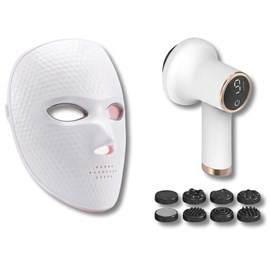 Coffret beauté & silhouette – masque led visage + masseur anti-cellulite