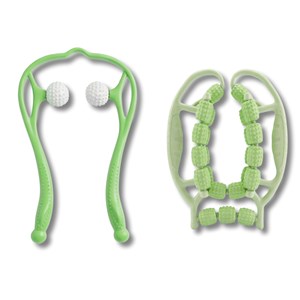 Coffret massage manuel – masseur cervical + rouleau de massage 360°