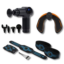 Coffret ems récupération – ems corps entier & fessiers + pistolet massage