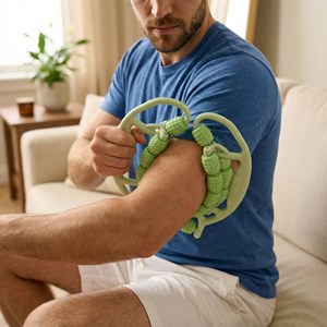 Coffret récupération – pistolet de massage + rouleau 360° + gel chaud&nbsp;froid