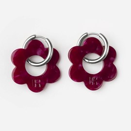 Maxi fleurette - acier inoxydable argenté