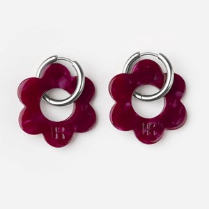 Maxi fleurette - acier inoxydable argenté Bordeaux