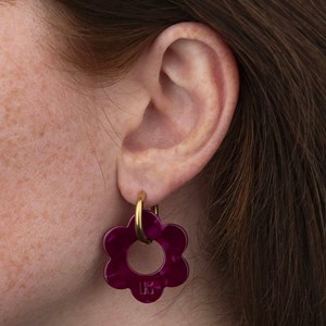 Maxi fleurette - acier inoxydable argenté Bordeaux