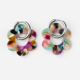 Maxi fleurette - acier inoxydable argenté