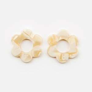 Charms maxi fleurette Beige