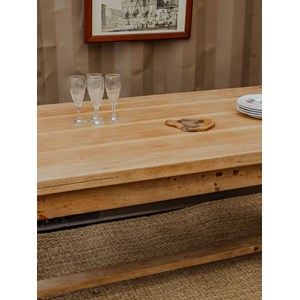 Table à manger de ferme en bois n°561