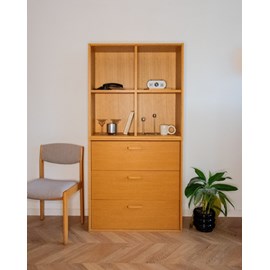 Buffet modulable en bois clair n°504