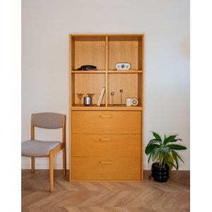 Buffet modulable en bois clair n°504