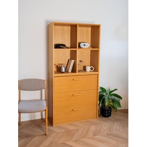 Buffet modulable en bois clair n°504