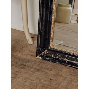 Miroir noir louis philippe n°941