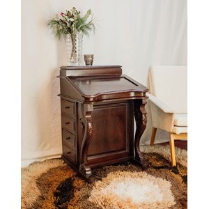 Bureau secrétaire davenport en acajou n°138
