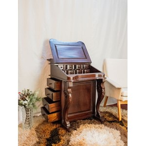 Bureau secrétaire davenport en acajou n°138