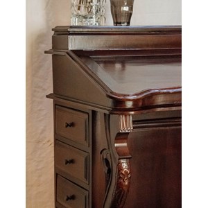 Bureau secrétaire davenport en acajou n°138