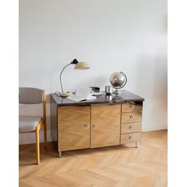 Buffet en miroir et marbre n°500