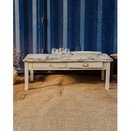 Table basse en bois poncé n°459