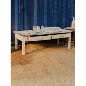 Table basse en bois poncé n°459