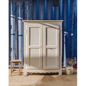Armoire blanche en bois n°320