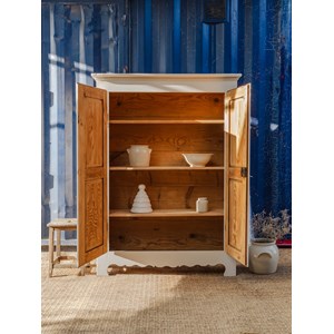Armoire blanche en bois n°320
