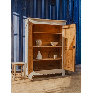 Armoire blanche en bois n°320