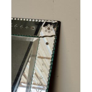 Miroir en verre des années 20 n°939