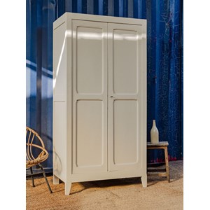 Armoire penderie beige en bois n°319