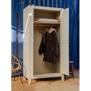 Armoire penderie beige en bois n°319