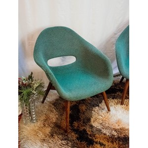 Paire de fauteuils en tissu n°837