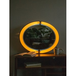 Miroir seventies rétro éclairé n°935