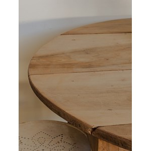 Table à manger ronde en bois n°574